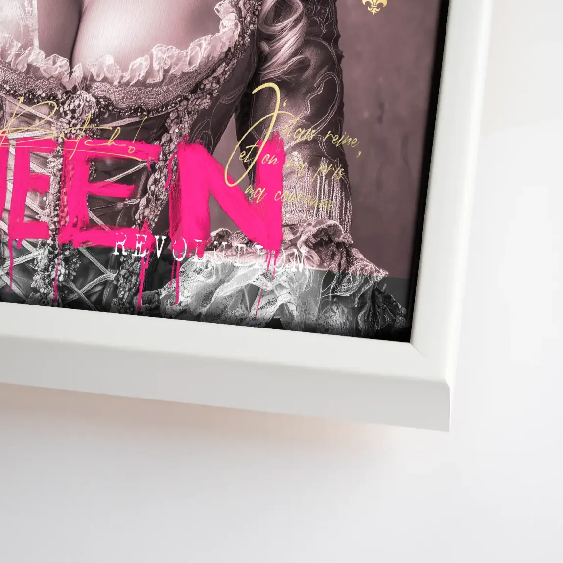 Marie Antoinette Queen Pop Art Leinwand Bild