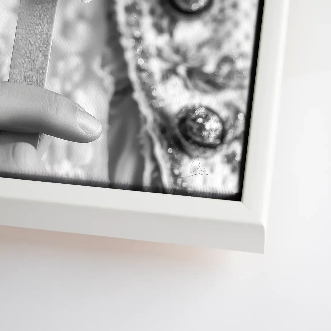 Gucci Ice Couture Noir Leinwand Bild