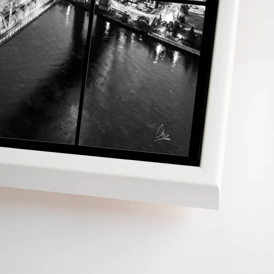 Bridge Lights New York Leinwand Bild