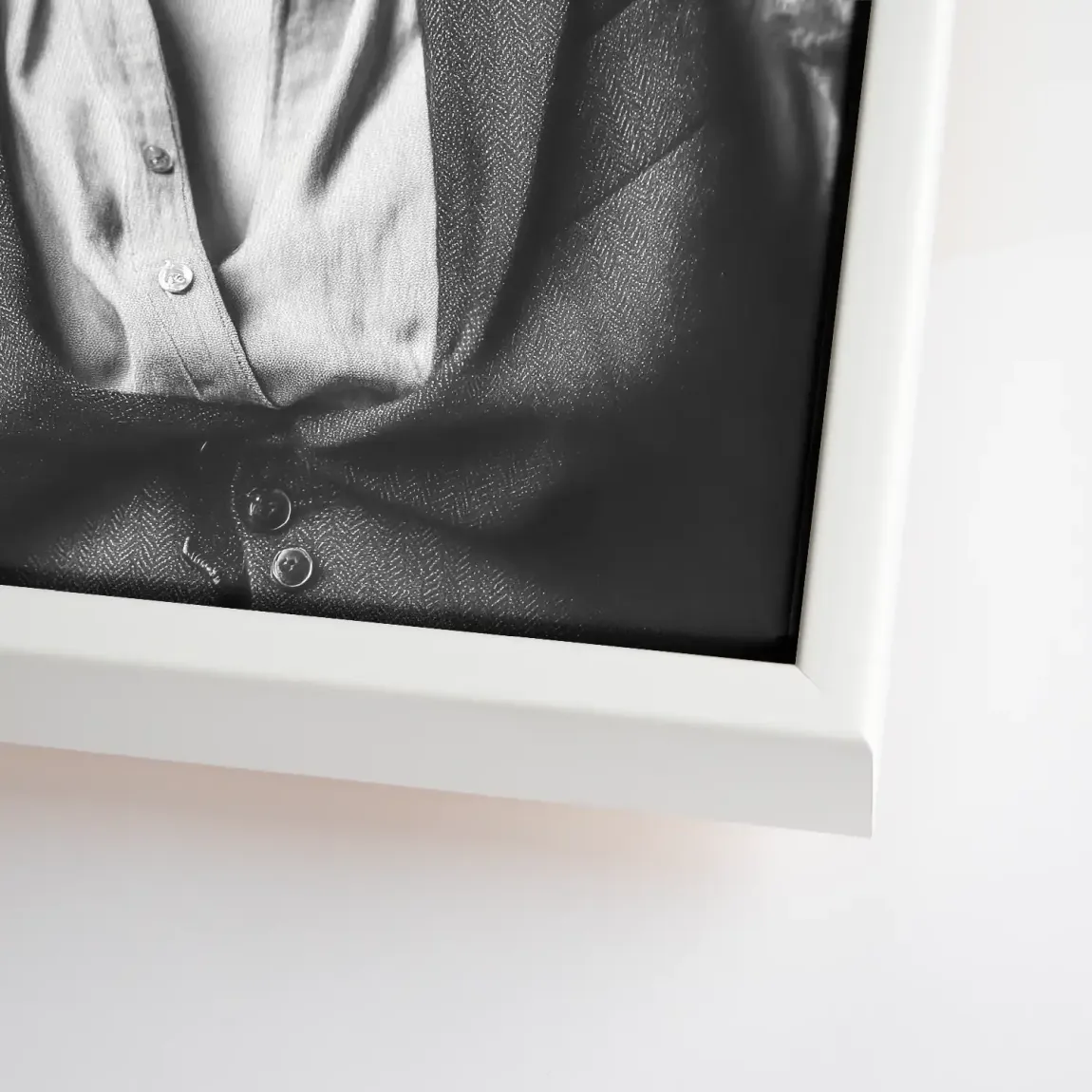 Smoke & Secrets Beauty in schwarz weiss Leinwand Bild INGALERIE