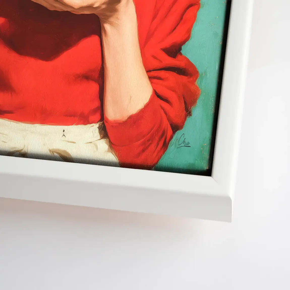 Audrey Hepburn Pasta Moments Leinwand Bild