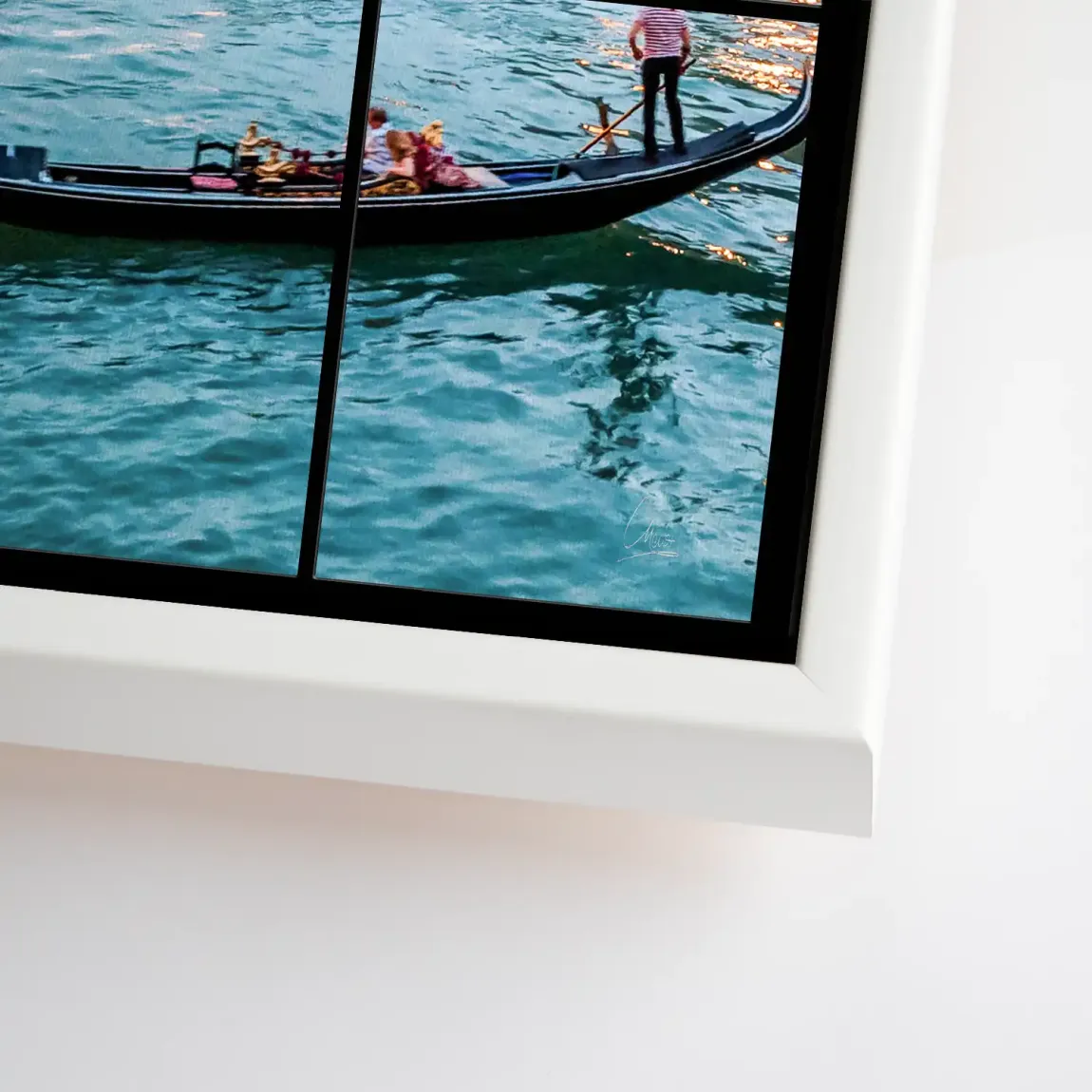 Lichter von Venedig Leinwand Bild