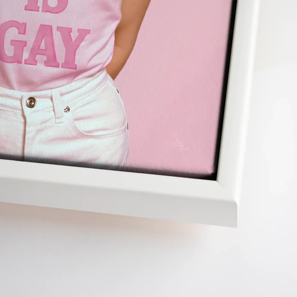 Audrey Hepburn Ken is Gay Leinwand Bild