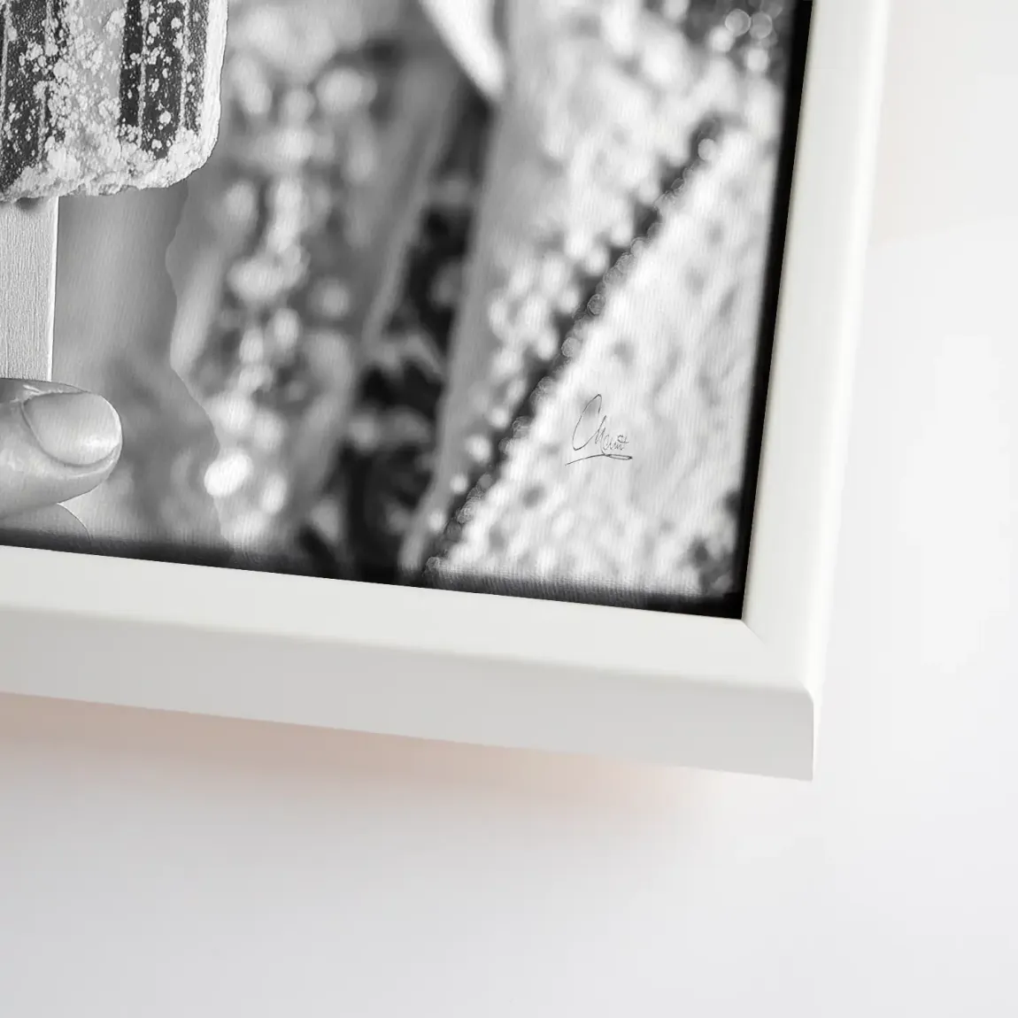 Gucci Ice Noir Leinwand Bild