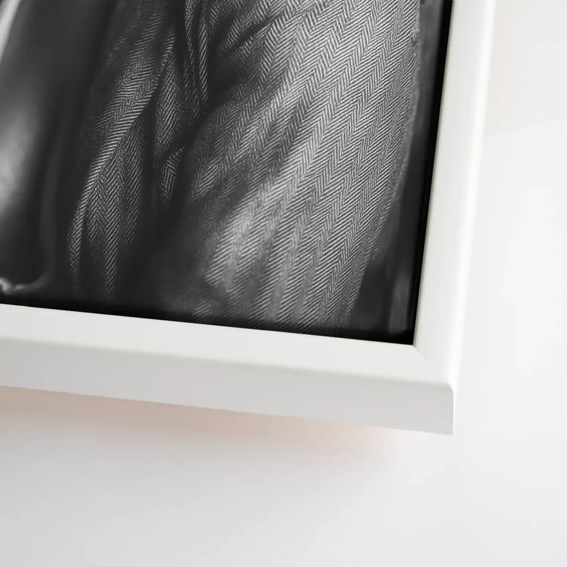 Smoked Confidence Noir Leinwand Bild