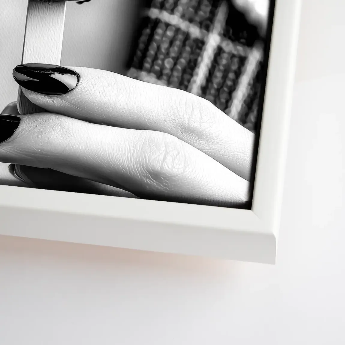 Noir Ice Couture Chanel Leinwand Bild