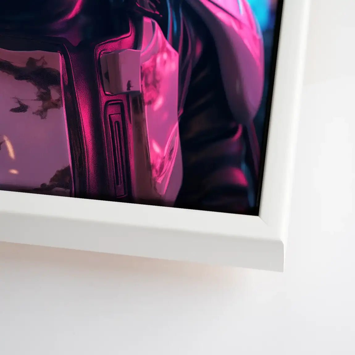 Stormtrooper Neon Style Leinwand Bild INGALERIE