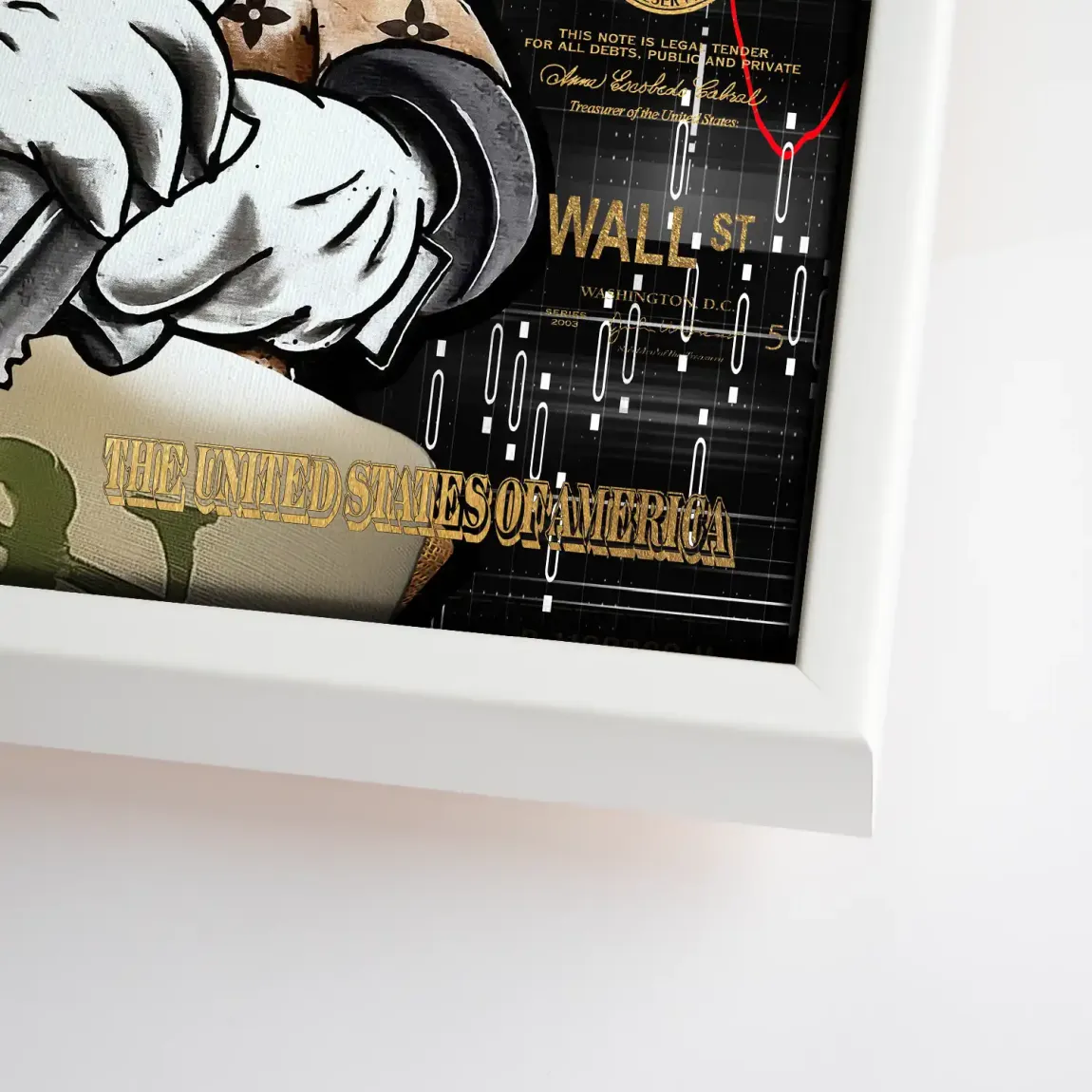 Financial Empire Duck Leinwand Bild