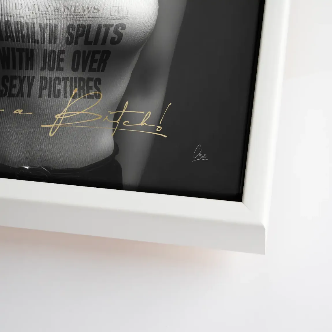 Marilyn Skandal Leinwand Bild