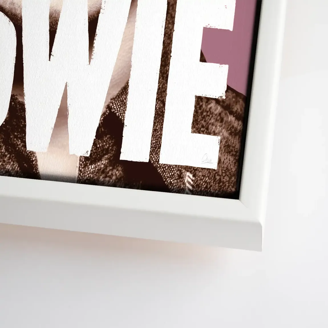 Starman Portrait Bowie Leinwand Bild