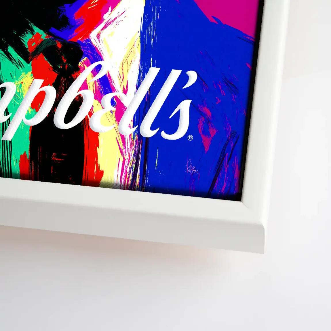 Campbell Popart Leinwand Bild