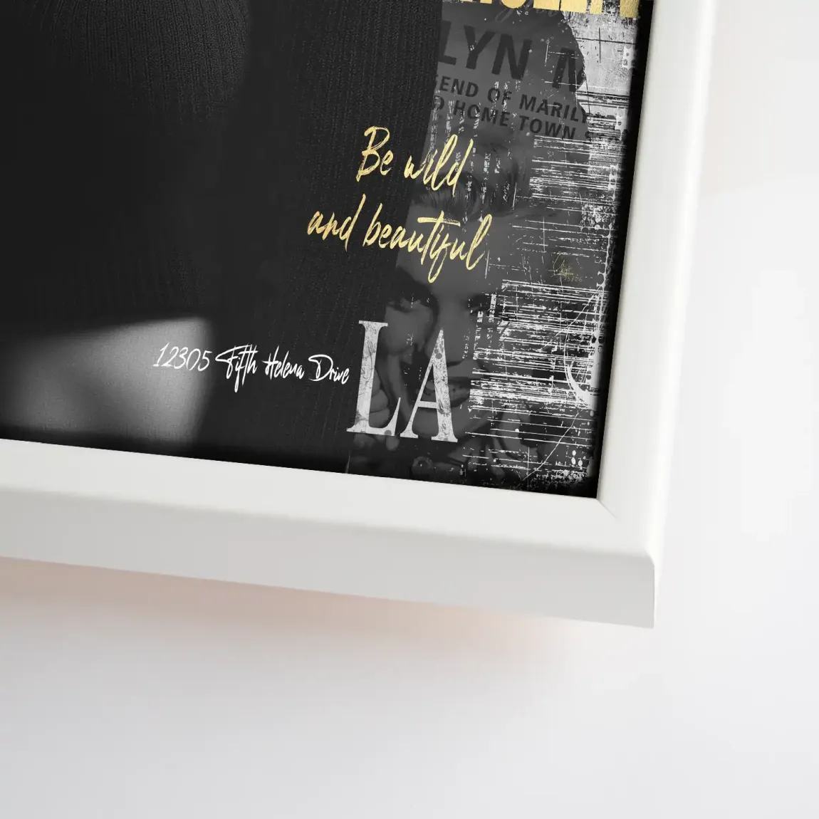 Marilyn Monroe Legend Leinwand Bild