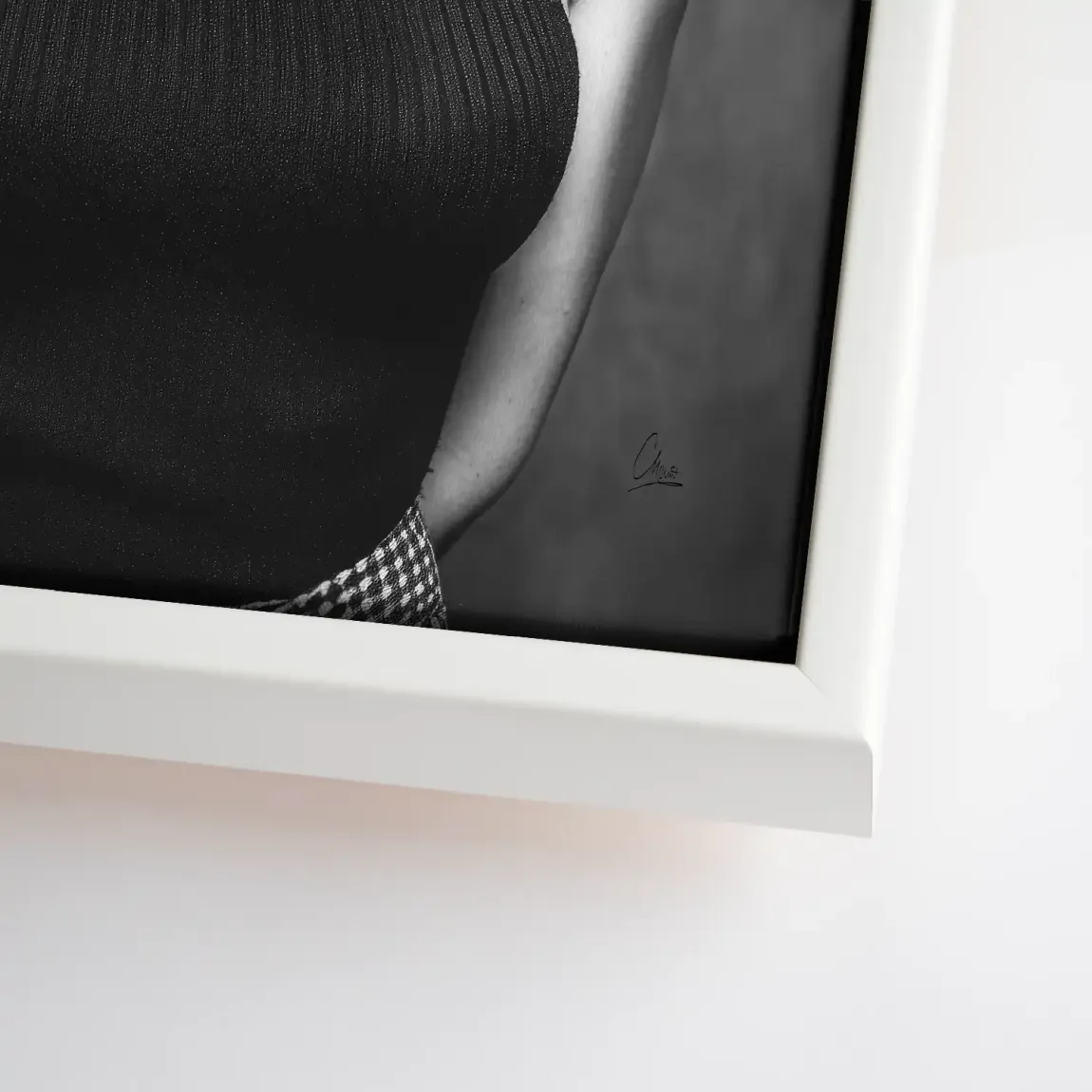 Marilyn Black and White Style Leinwand Bild