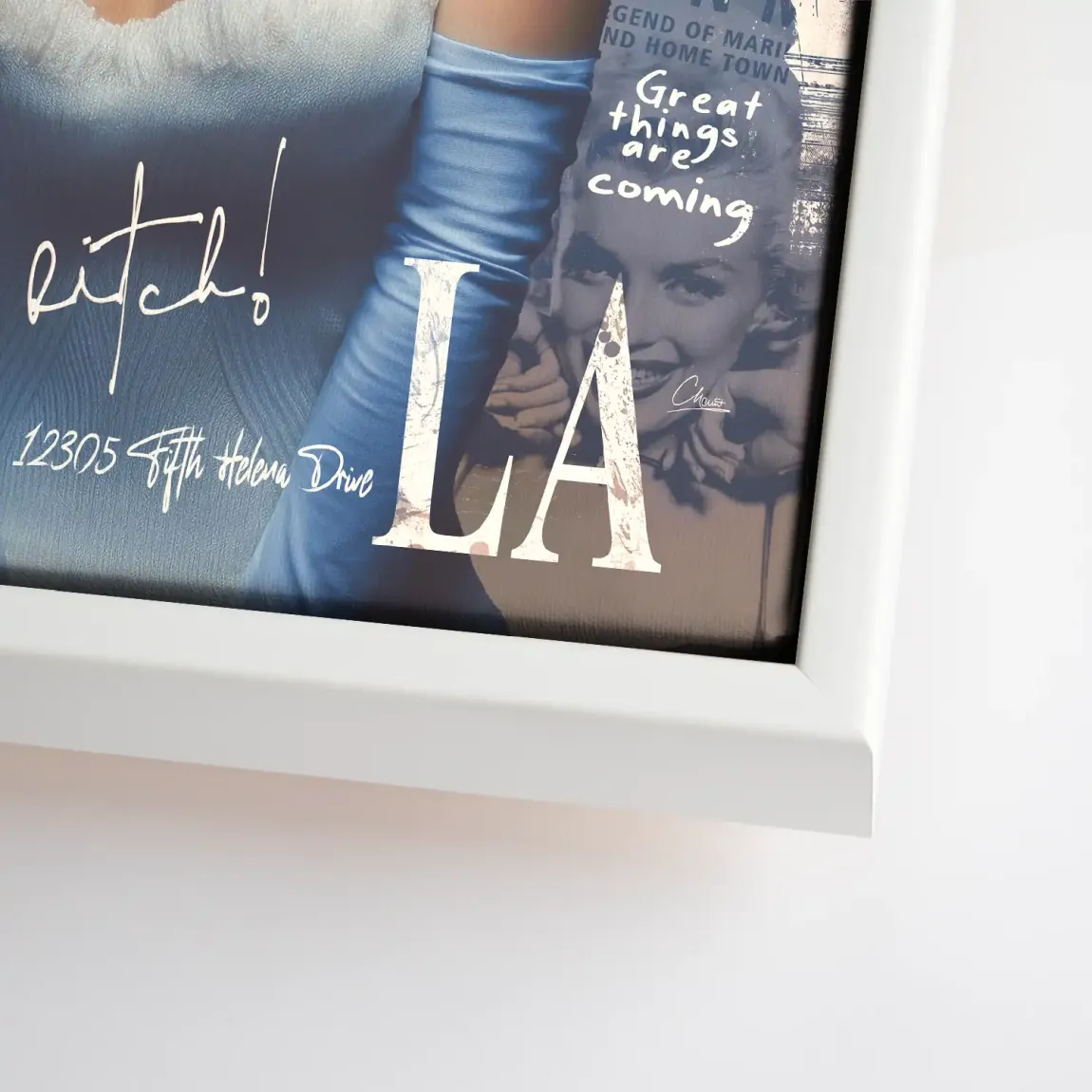 Marilyn Monroe Velvet Allure Leinwand Bild