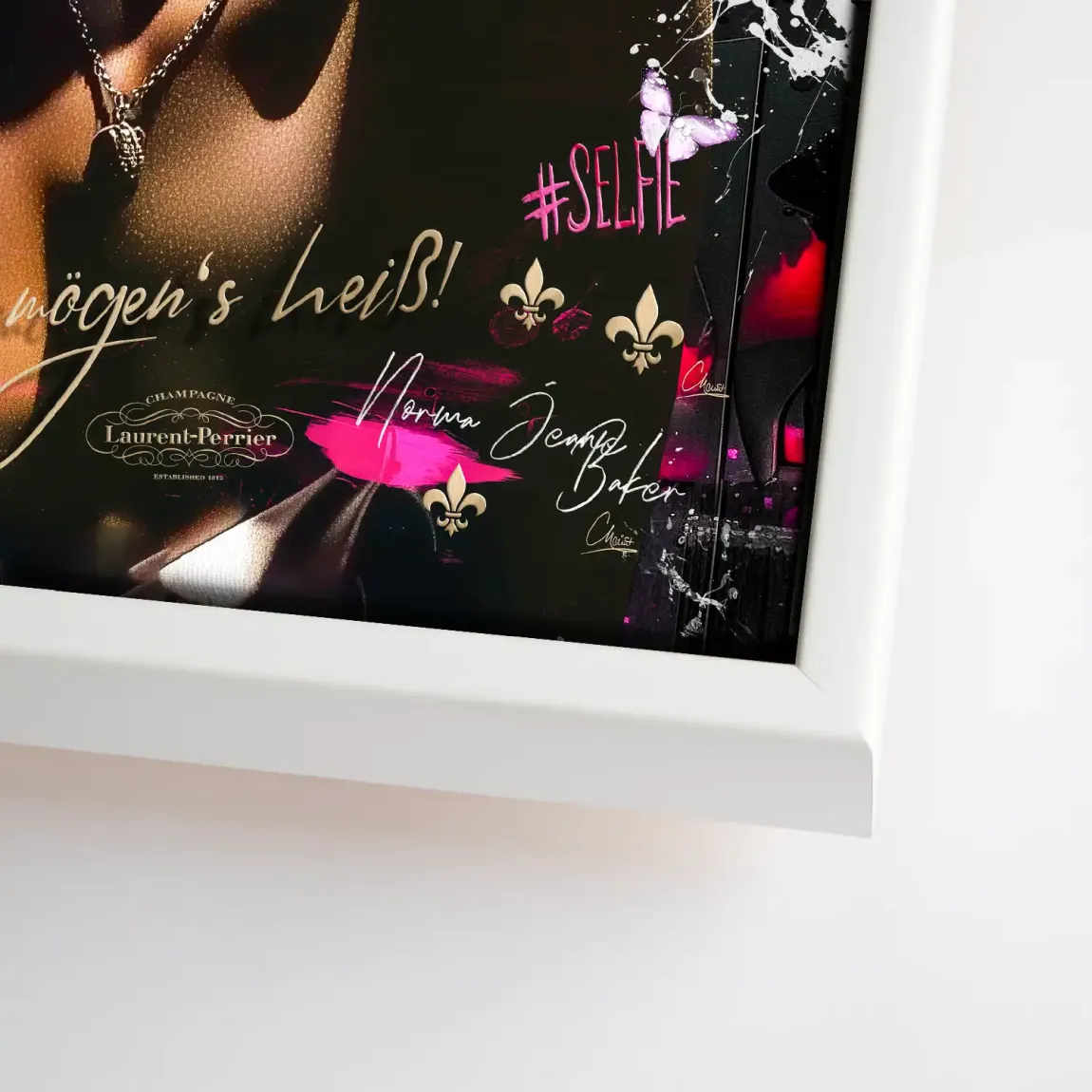 Pop Glam Marilyn Monroe Leinwand Bild