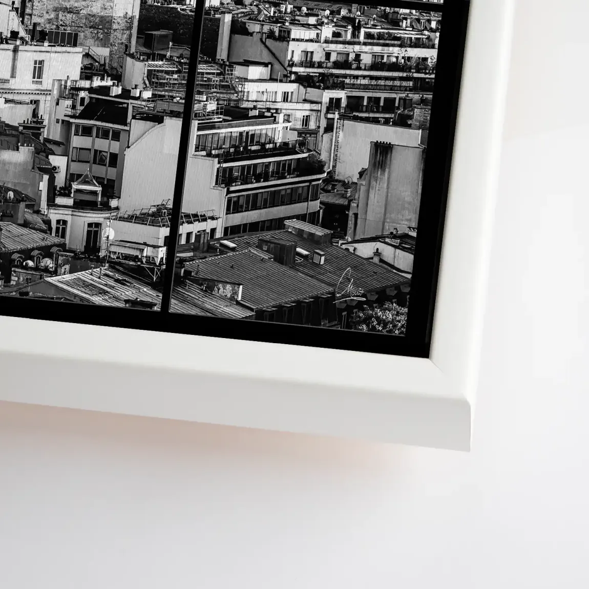 Eiffelturm über Paris Leinwand Bild