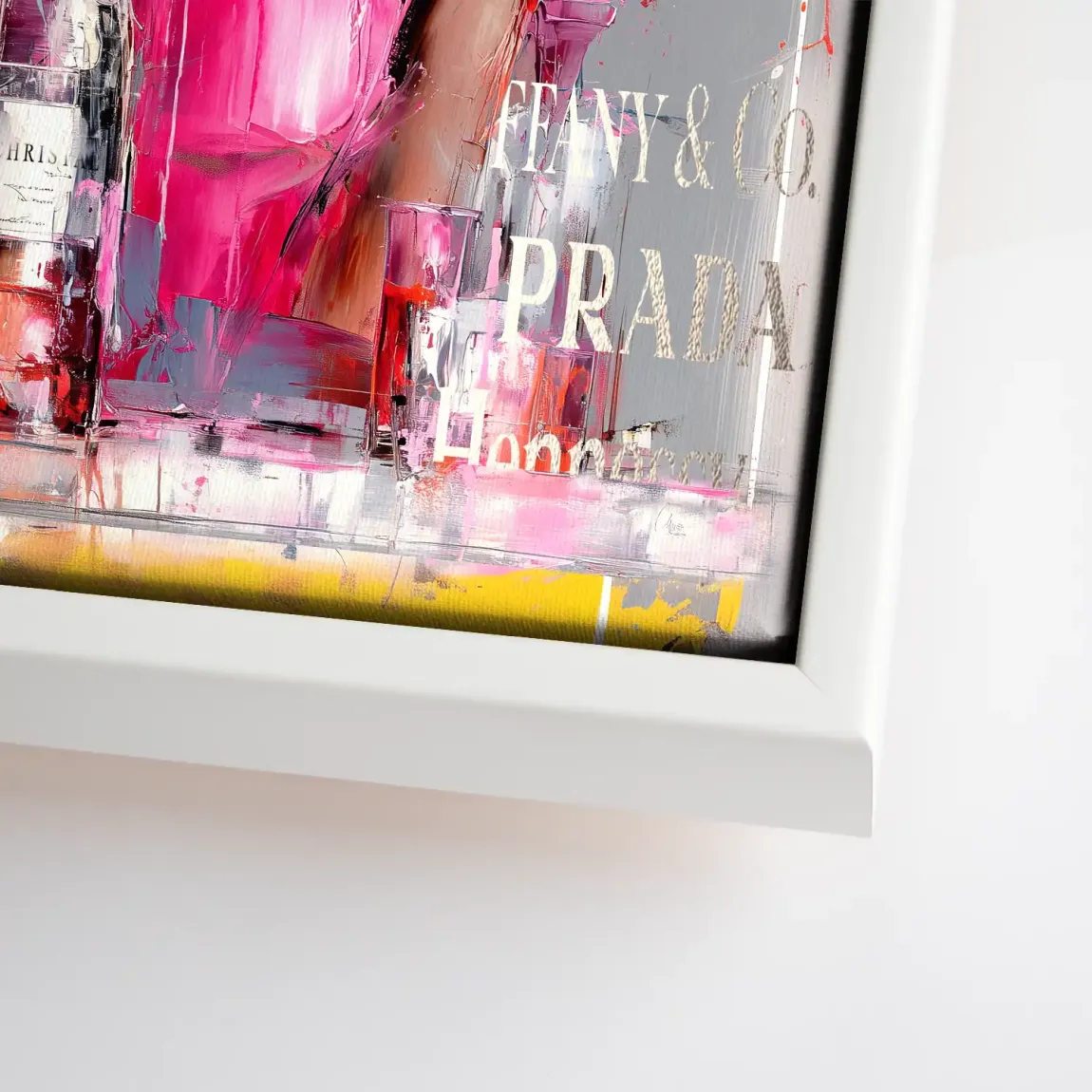 Champagne Bliss Audrey Hepburn Leinwand Bild