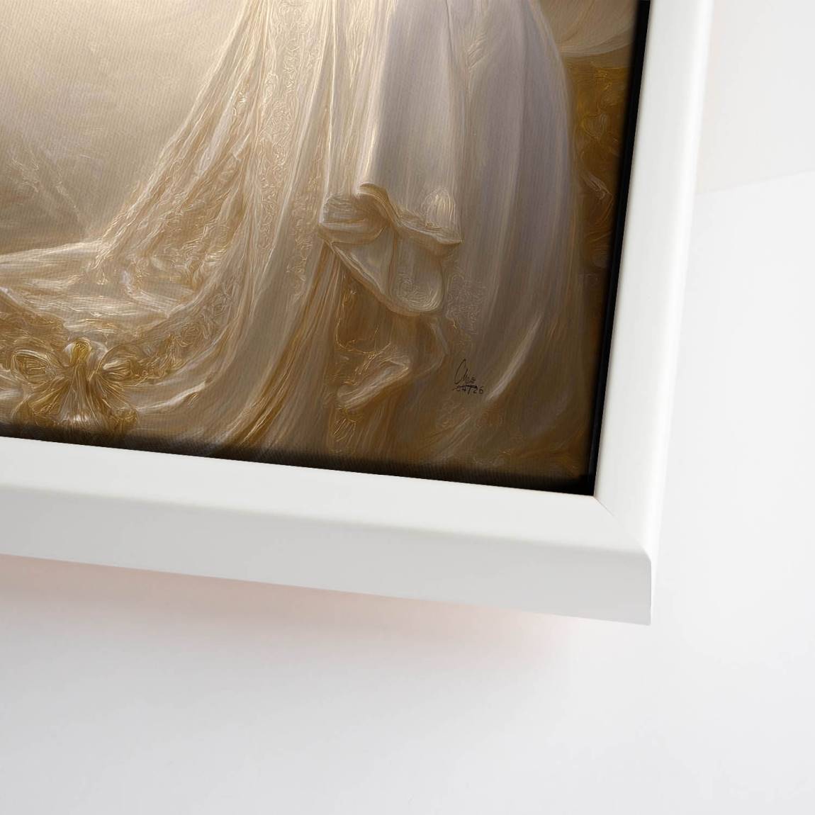 Goldener Buddha Leinwand Bild