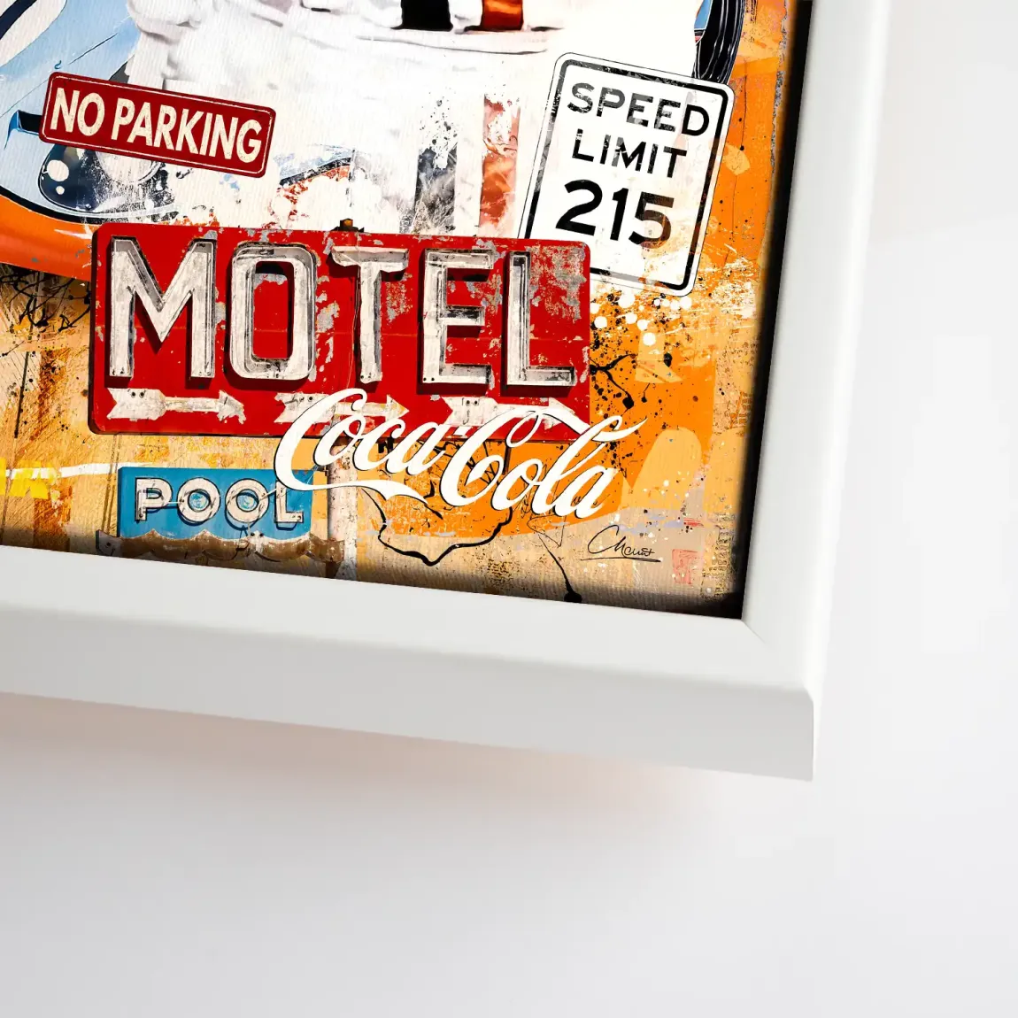 Steve McQueen Gasoline Spirit Leinwand Bild