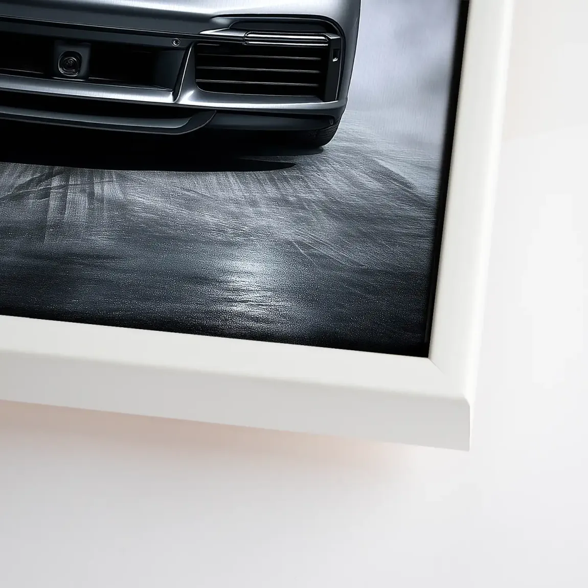 Silver Legend Porsche 911 Leinwand Bild