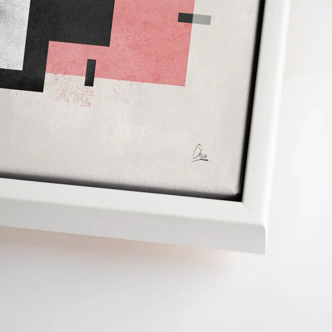 Geometric Aura Leinwand Bild