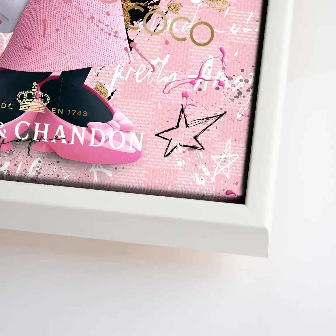 Minnie Maus Rosé Coco Leinwand Bild