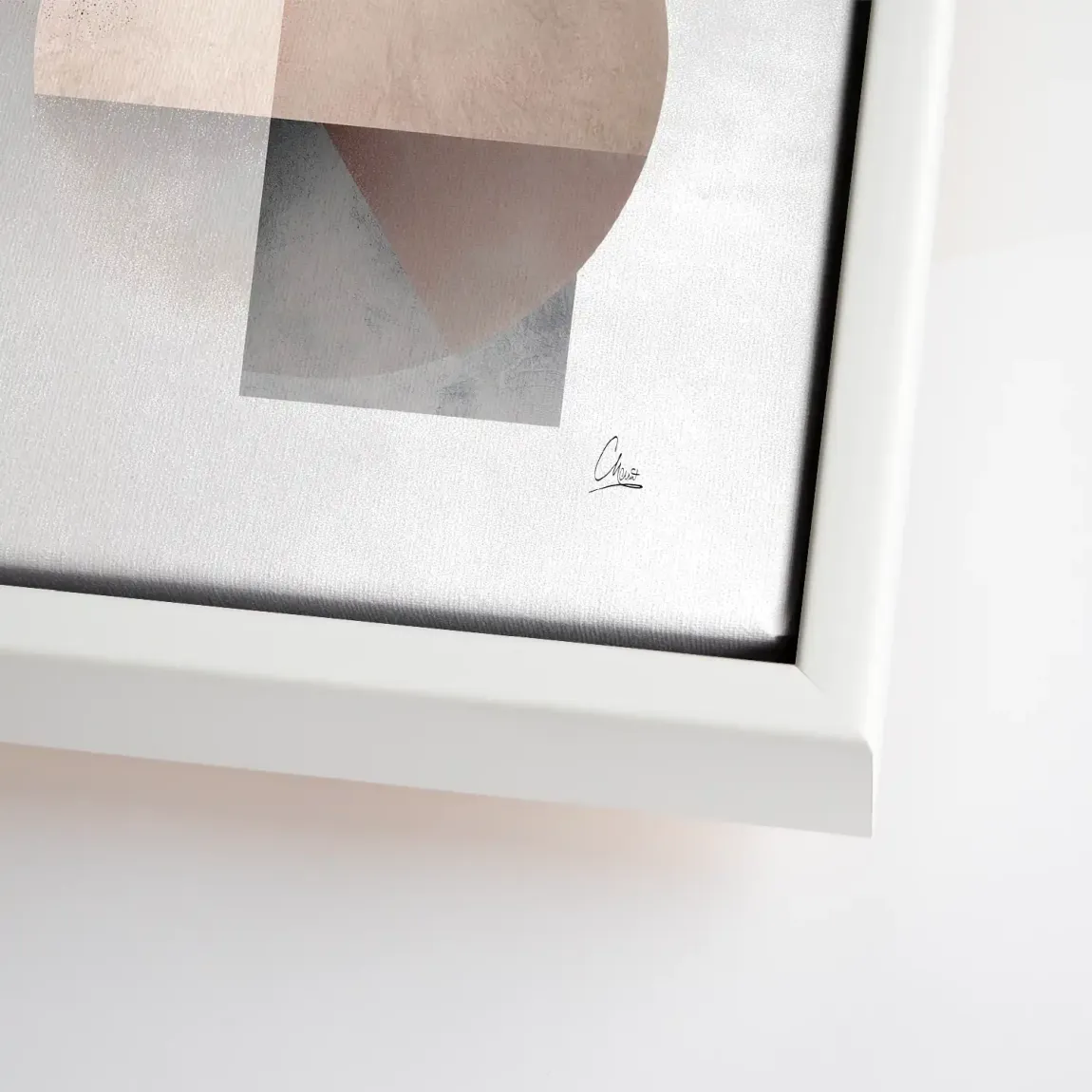 Soft Circles Leinwand Bild