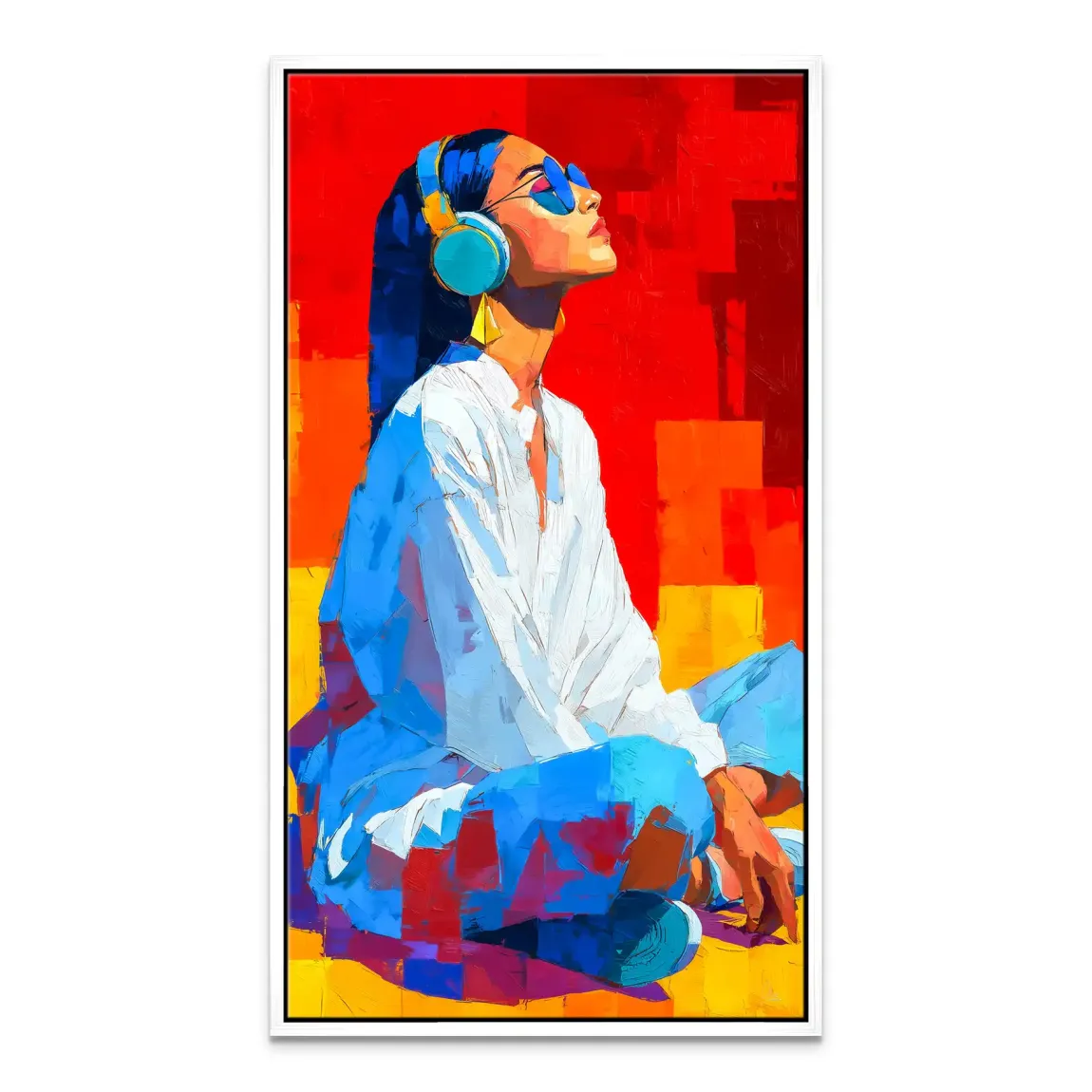 Feel the Sound Leinwand Bild