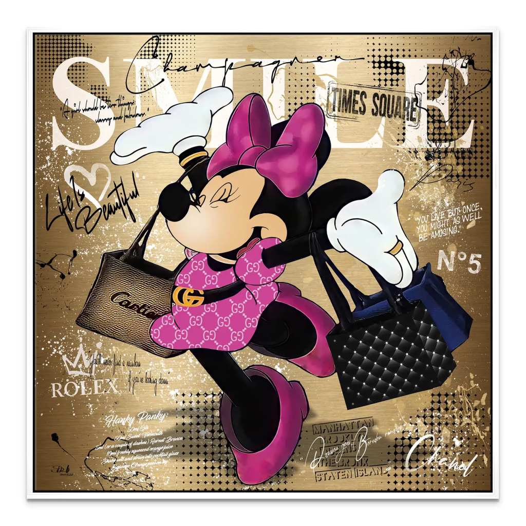 Minnie Smile Leinwand Bild INGALERIE