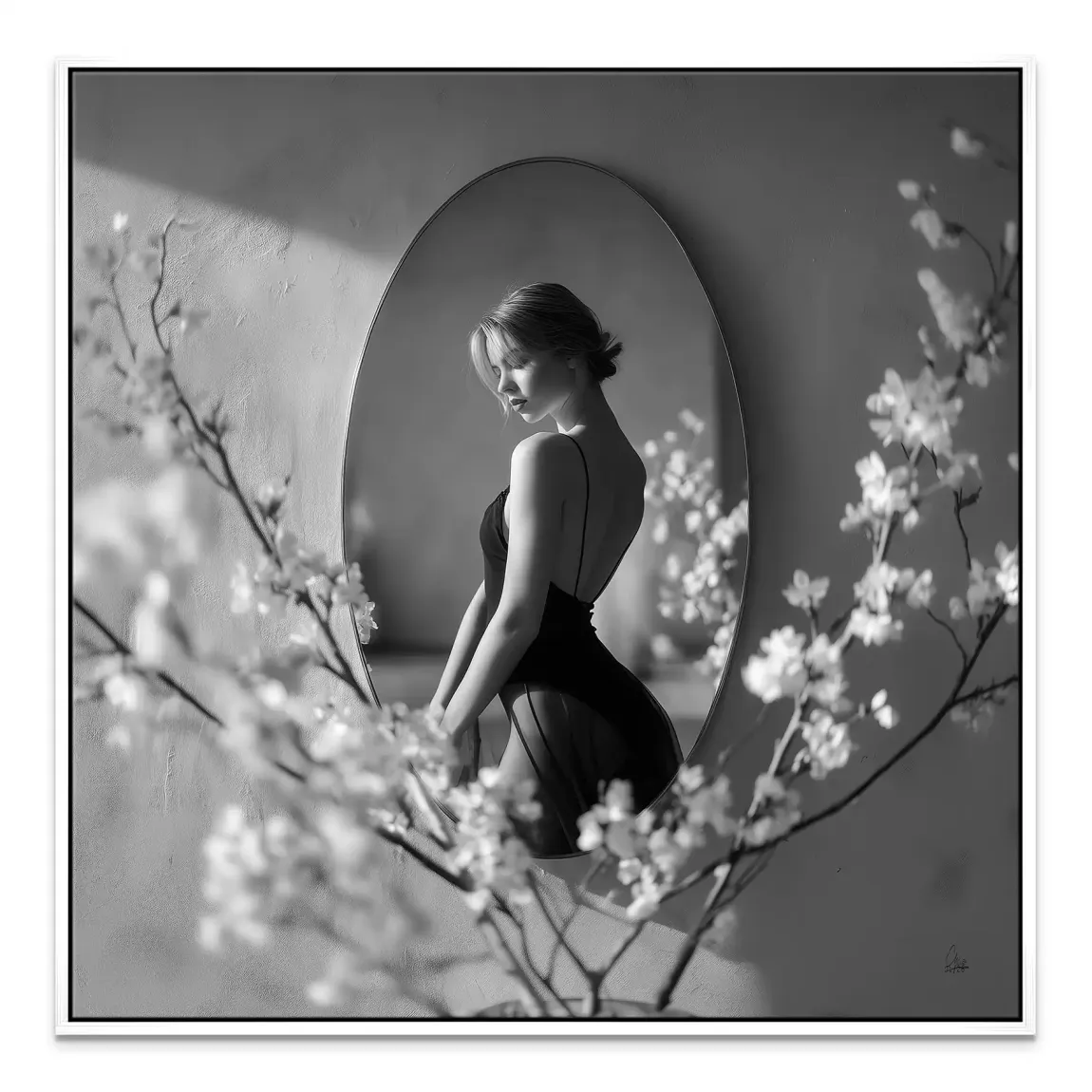 Velvet Muse Leinwand Bild