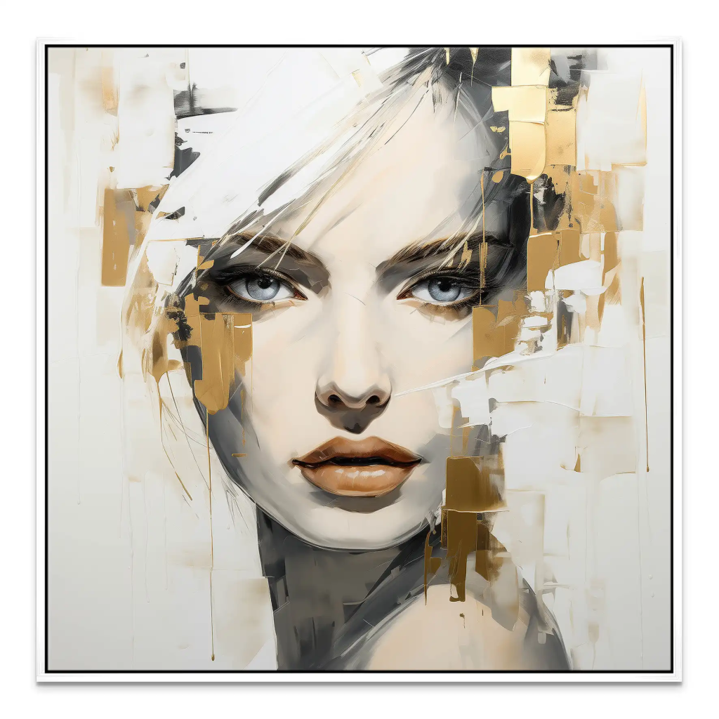 Golden Muse Leinwand Bild INGALERIE