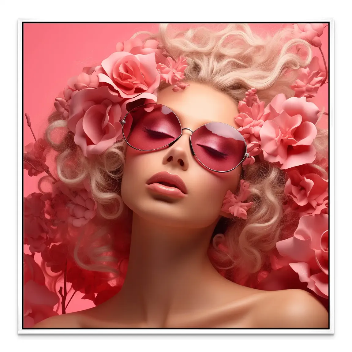 Pink Mirage Leinwand Bild