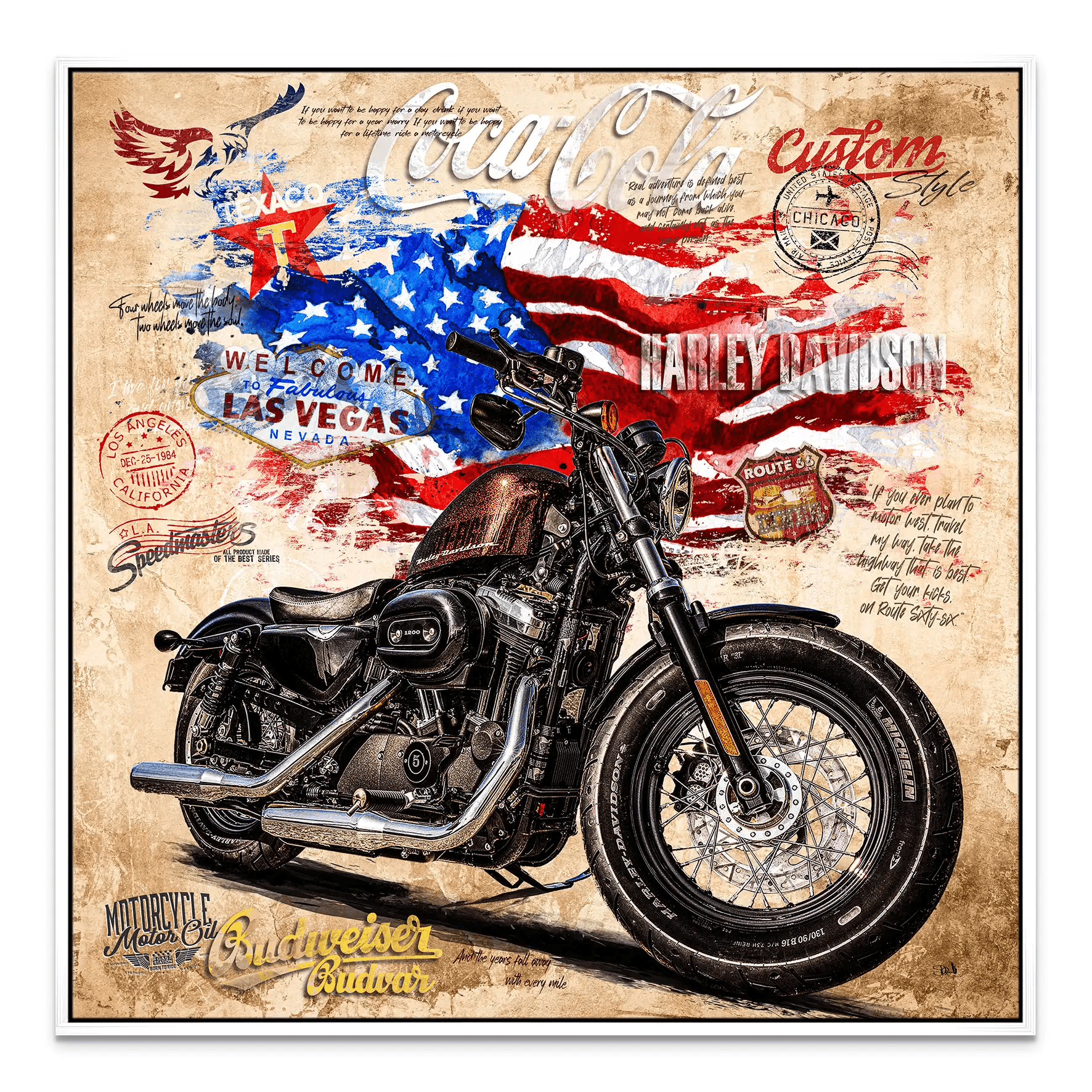 American Pulse auf Leinwand INGALERIE