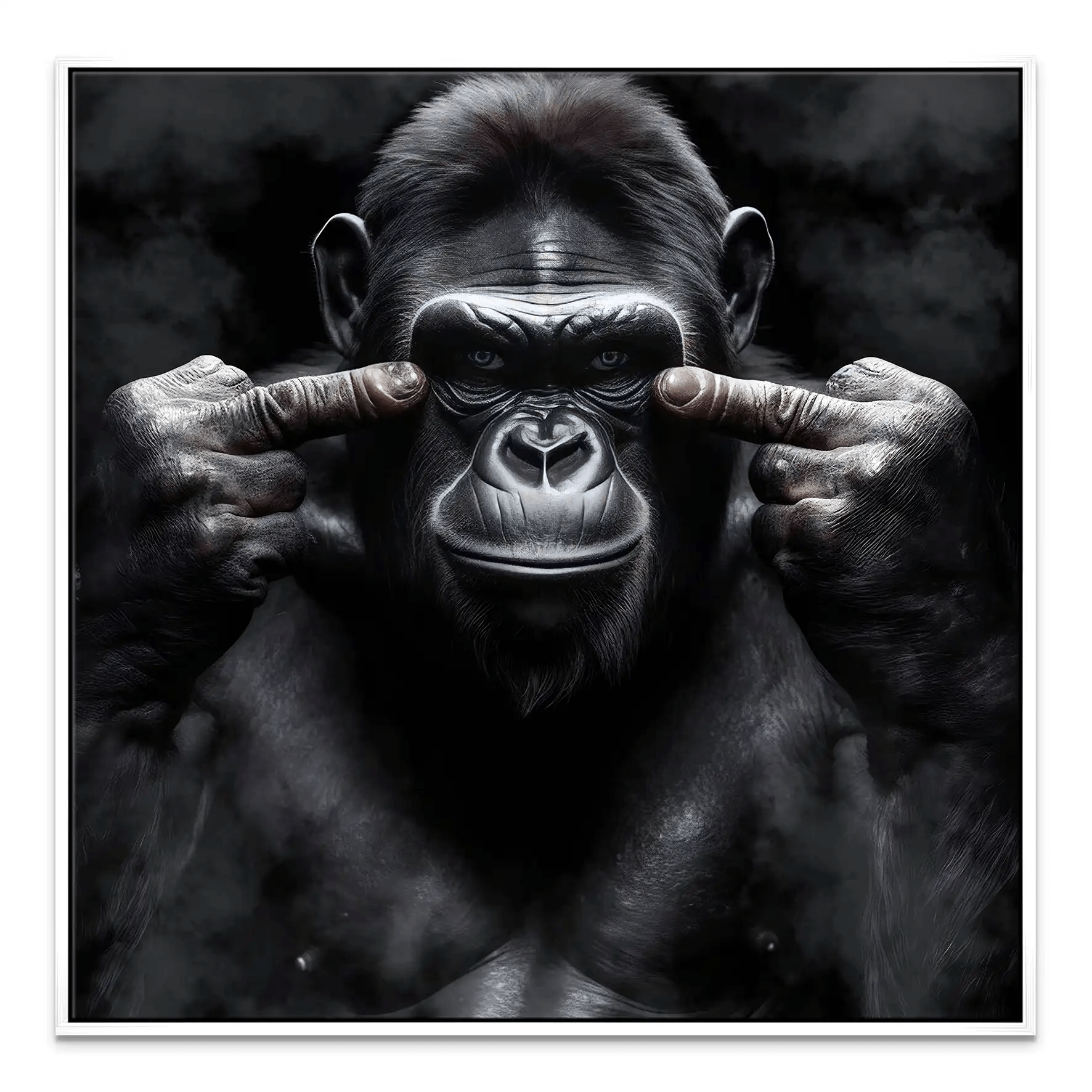 Bad Gorilla Nr.3 Leinwand Bild INGALERIE