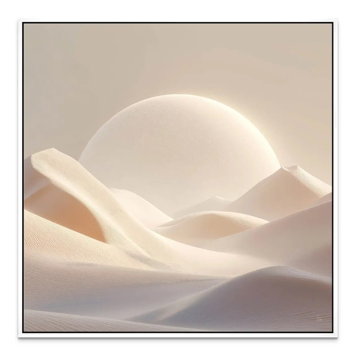 Desert Light Leinwand Bild