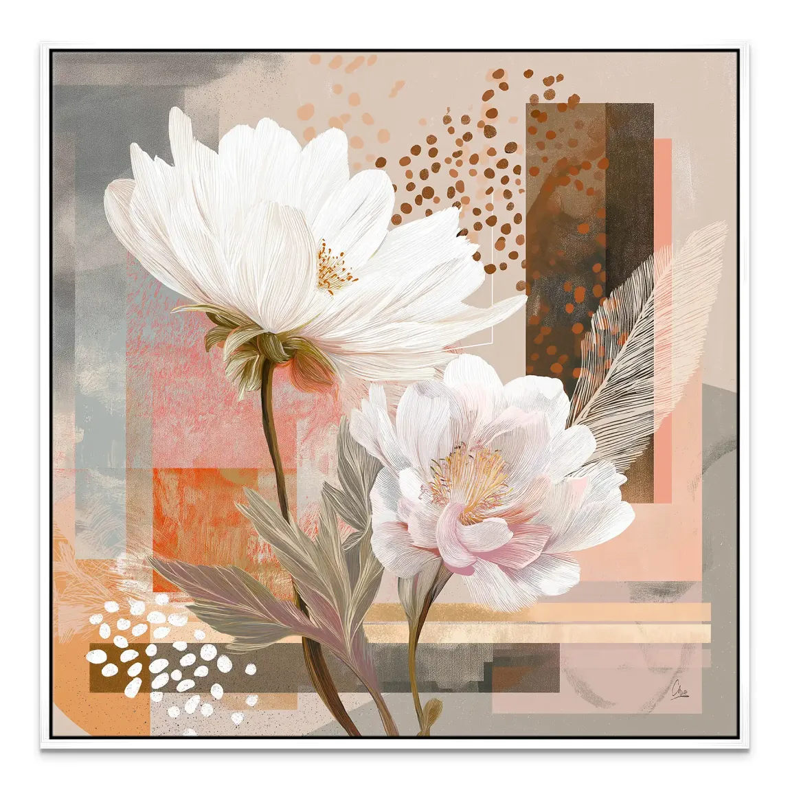 Soft Bloom Leinwand Bild