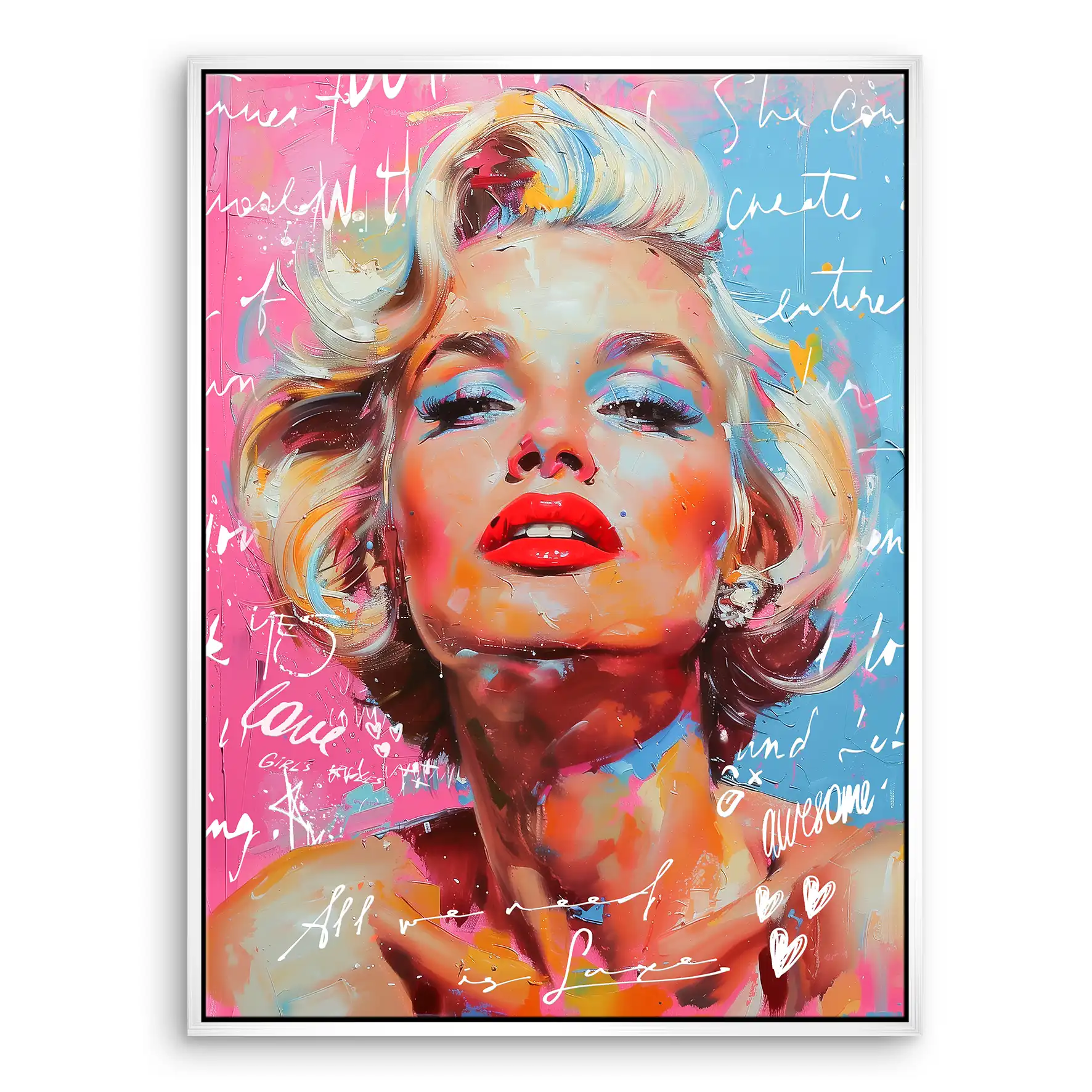 Marilyn Need Luxe Leinwand Bild INGALERIE
