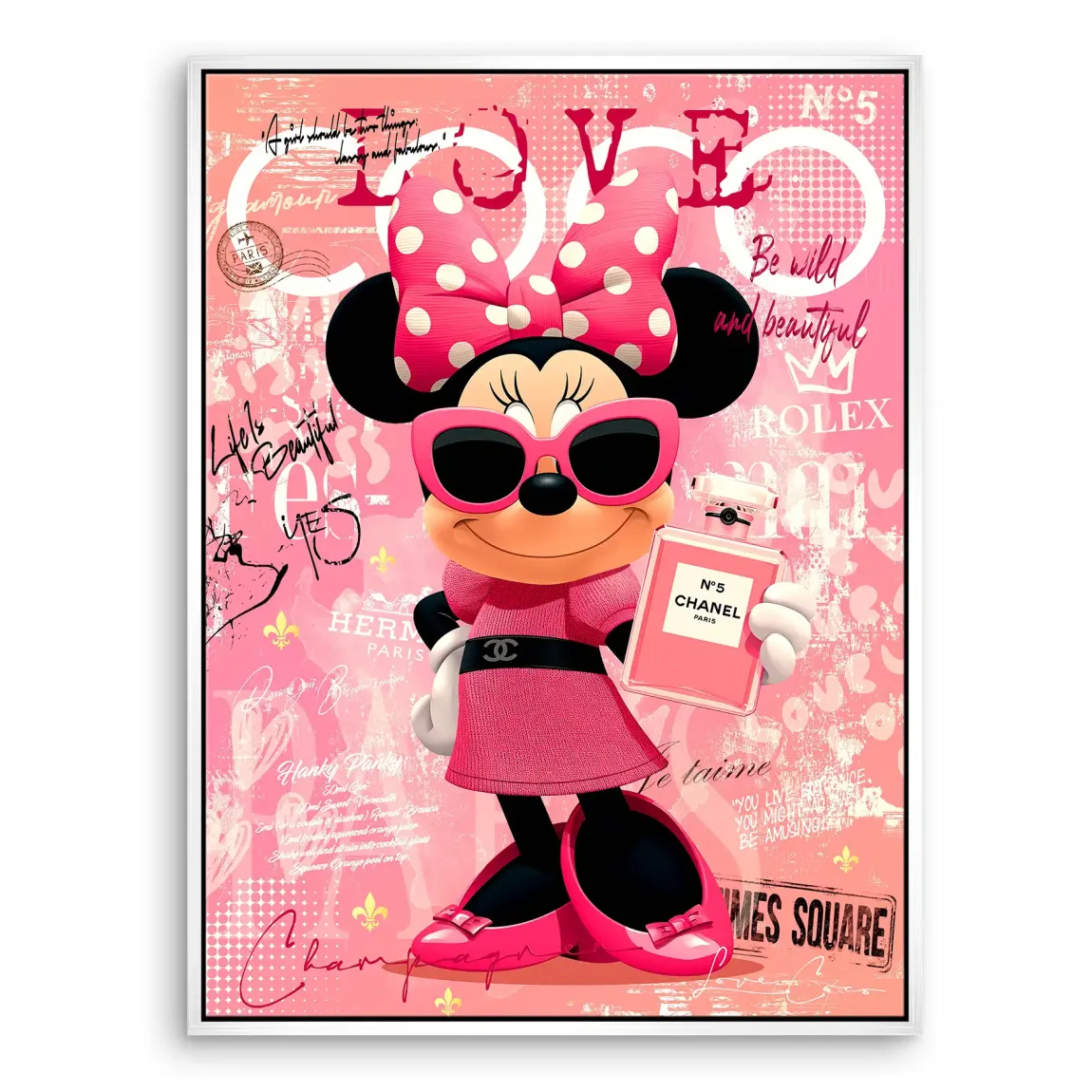 Minnie Maus Love Coco Leinwand Bild