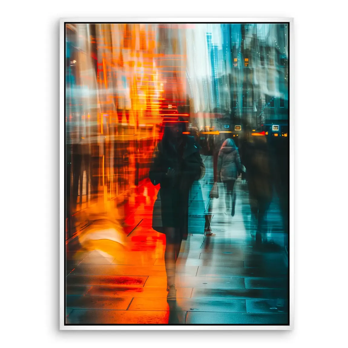 Stadtlichter Leinwand Bild INGALERIE