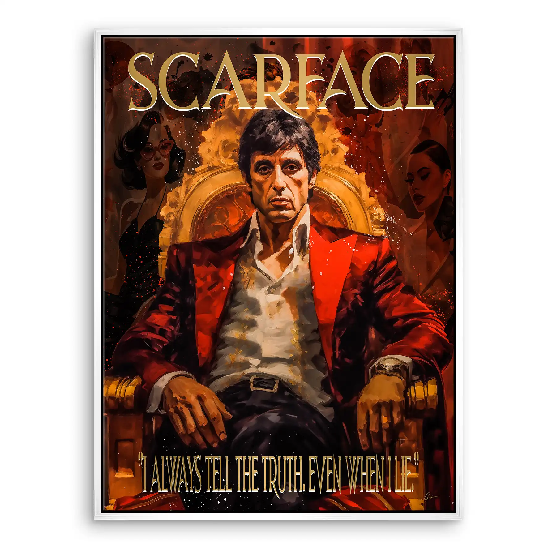 Scarface Leinwand Bild INGALERIE