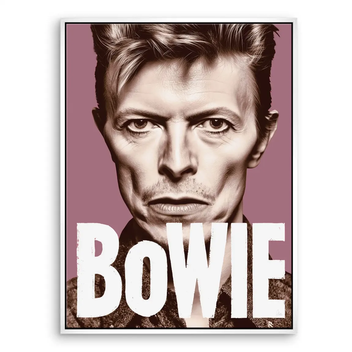 Starman Portrait Bowie Leinwand Bild