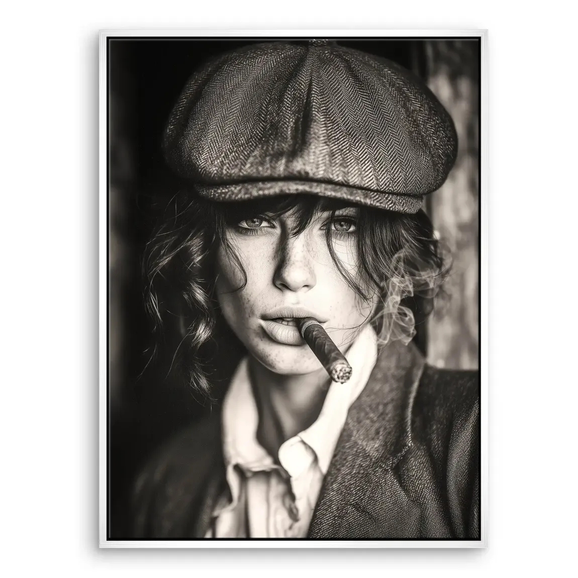 Beauty of Smoke and Silence Leinwand Bild INGALERIE