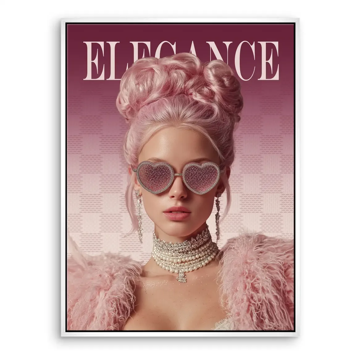 Lady Elegance Leinwand Bild