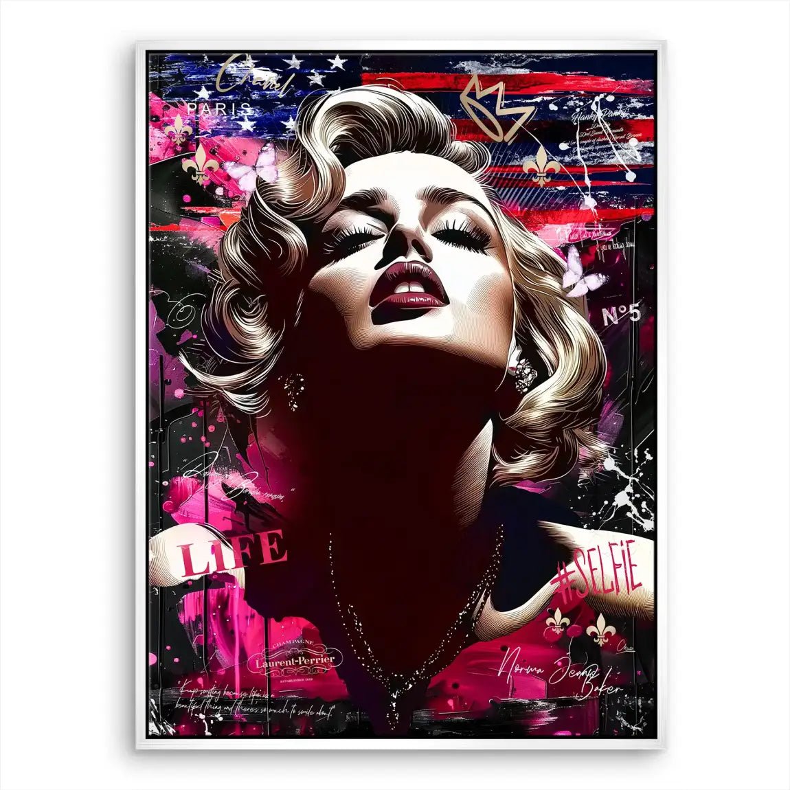 Marilyn Monroe USA Leinwand Bild INGALERIE