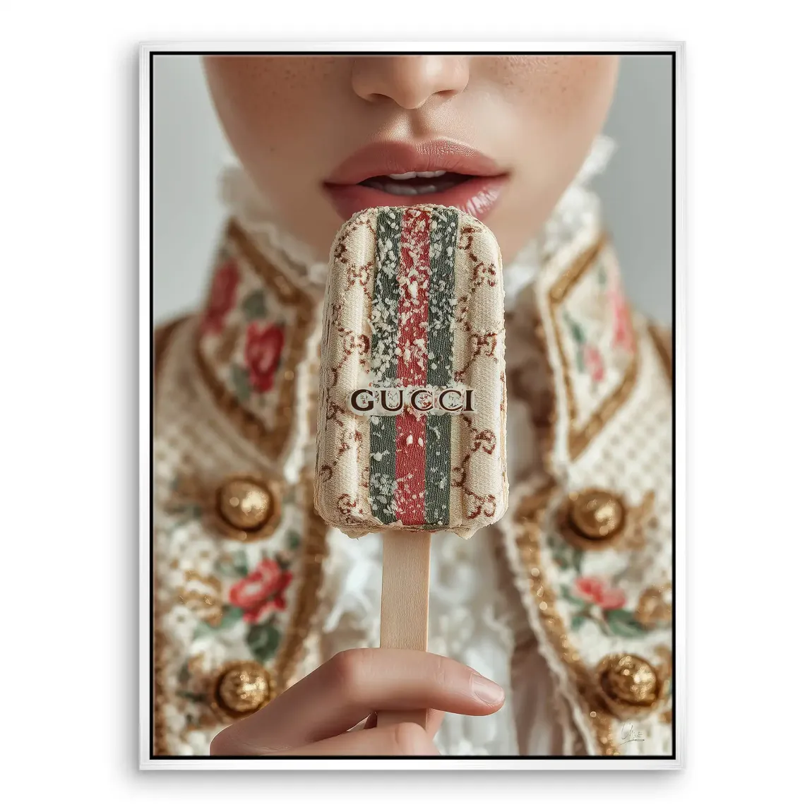 Gucci Ice Couture Leinwand Bild