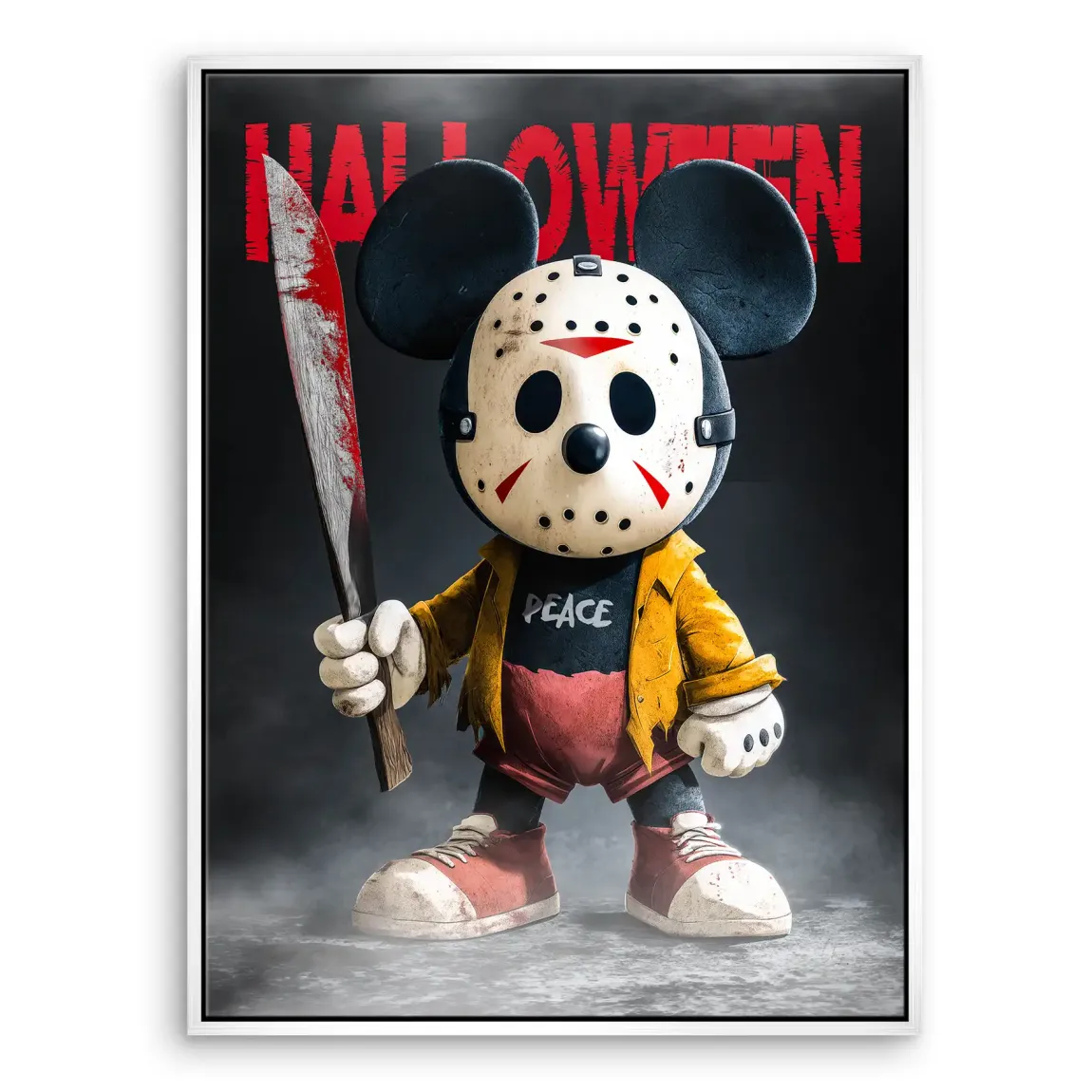 Midnight Micky Mouse Leinwand Bild