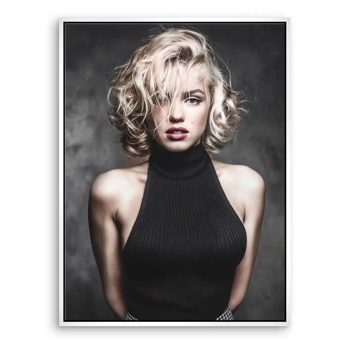 Midnight Allure Marilyn Monroe Leinwand Bild