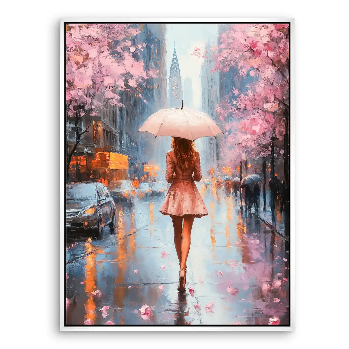 Color of Rain Leinwand Bild INGALERIE