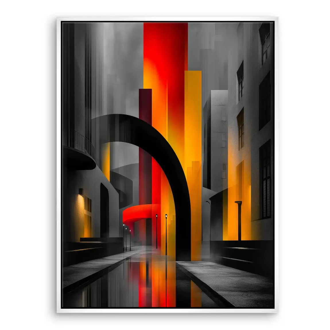 Midnight City Leinwand Bild INGALERIE