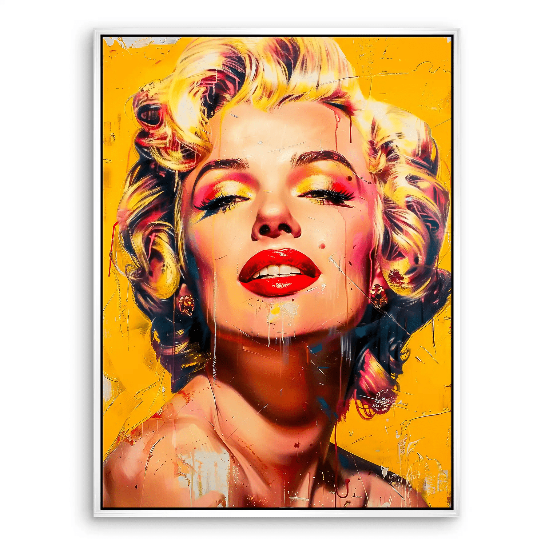 Marilyn Street Style Leinwand Bild INGALERIE